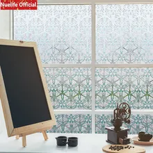 3D ледяная звезда шаблон без клея плесени анти-УФ гостиная спальня стеклянная пленка для ванной комнаты солнцезащитный, изоляционный экран столик для ногтей оконная пленка