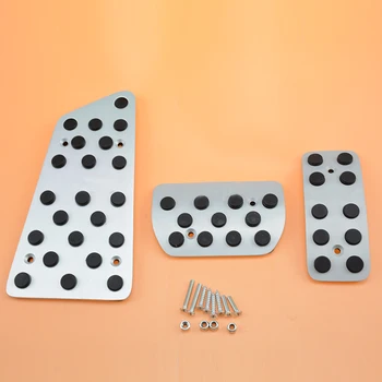 

For TOYOTA Corolla 06-13 Fuel Brake Foot Rest AT/MT pedals Plate Non slip Accelerator brake pedal Pads Car Accessories with logo