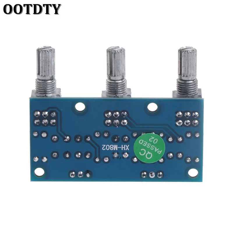 1 шт. Новинка OOTDTY HIFI усилитель пассивный тон плата тройной бас регулятор
