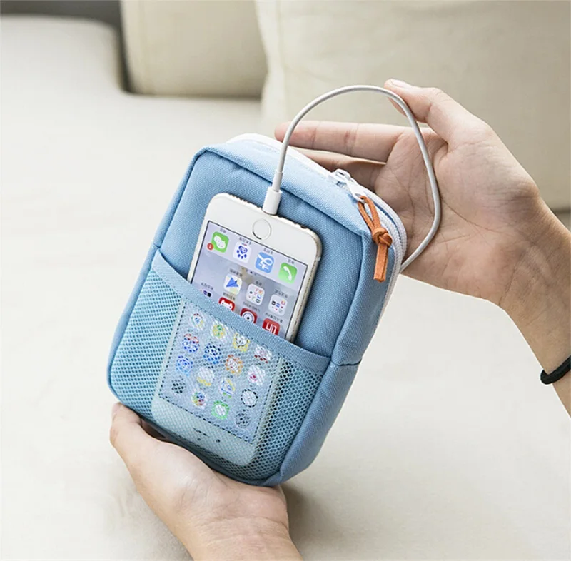 لطيف الرقمية منظم السفر حقيبة التخزين حقيبة لل صلب سماعة بطاقات عملة رئيسية حالة تخزين مربع لطيف الرقمية منظم السفر حقيبة التخزين حقيبة لل صلب سماعة بطاقات عملة رئيسية حالة تخزين مربع