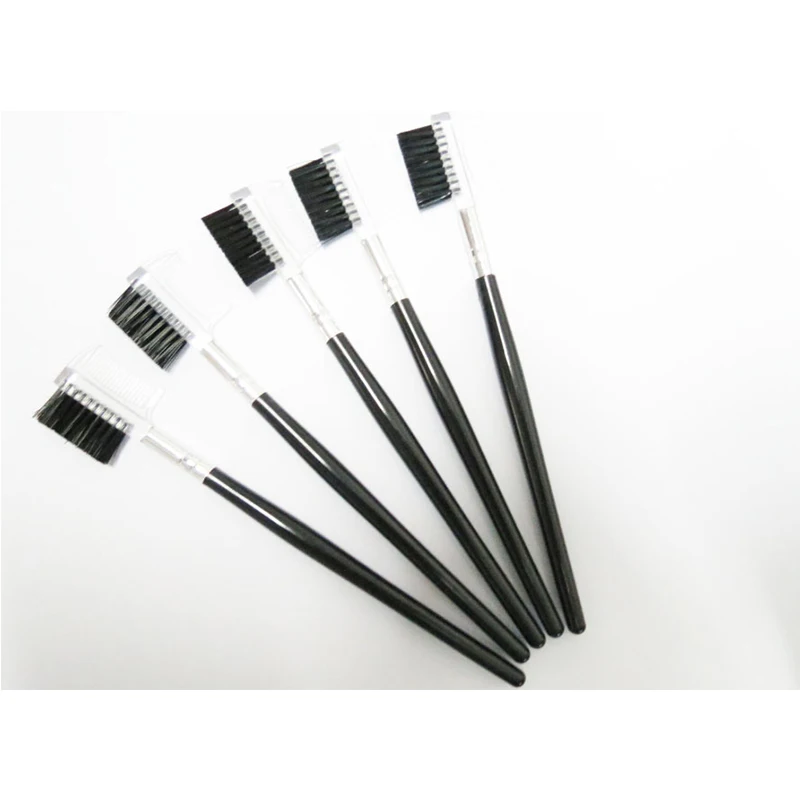 

Comb brush For Eyelash Extension,Cosmetic Makeup Tools Eyebrow Eyelash Brushes Portable Dual-Comb Extension Brush Comb