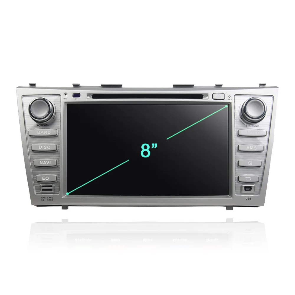 Perfect DSP TDA7851 8" Android 9.0 Car DVD Player 4GB + 64GB 8 core Wifi 4G Bluetooth 4.2 autoradio GPS Map For Toyota CAMRY 2007-2011 1