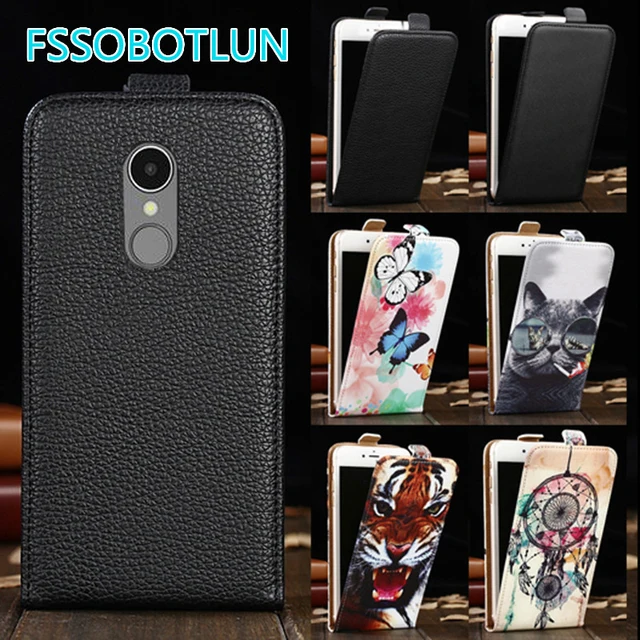Cheap FSSOBOTLUN For Haier Voyage V6 Case TOP Quality Cartoon Painting vertical phone bag flip up and down PU Leather Cover