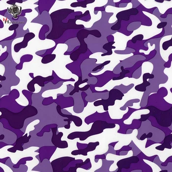 

Excellent quality purple camo hydrographics film water transfer printing film 50cm wide aqua print HFC001-2