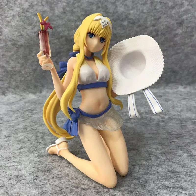 Sword Art Online Alice Action Figure Toys Anime Alice Sexy Girl in
Bikini Figuras Dolls Brinquedos 13.5cm