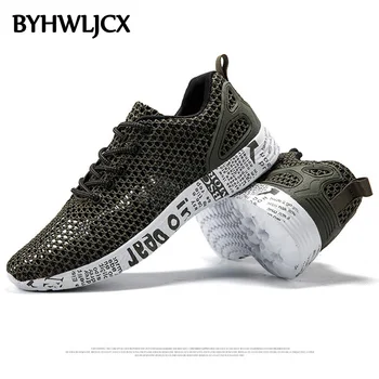 

Man sneakers mesh breathable ultra light lace casual shoes suitable for running fitness high quality flat men shoes zapatillas