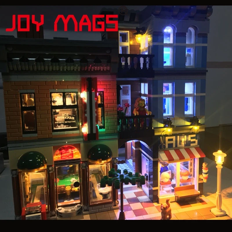 JOY MAGS Only Led Light Light Up Kit For Creator 10246 Detective Office Excluding Building Blocks