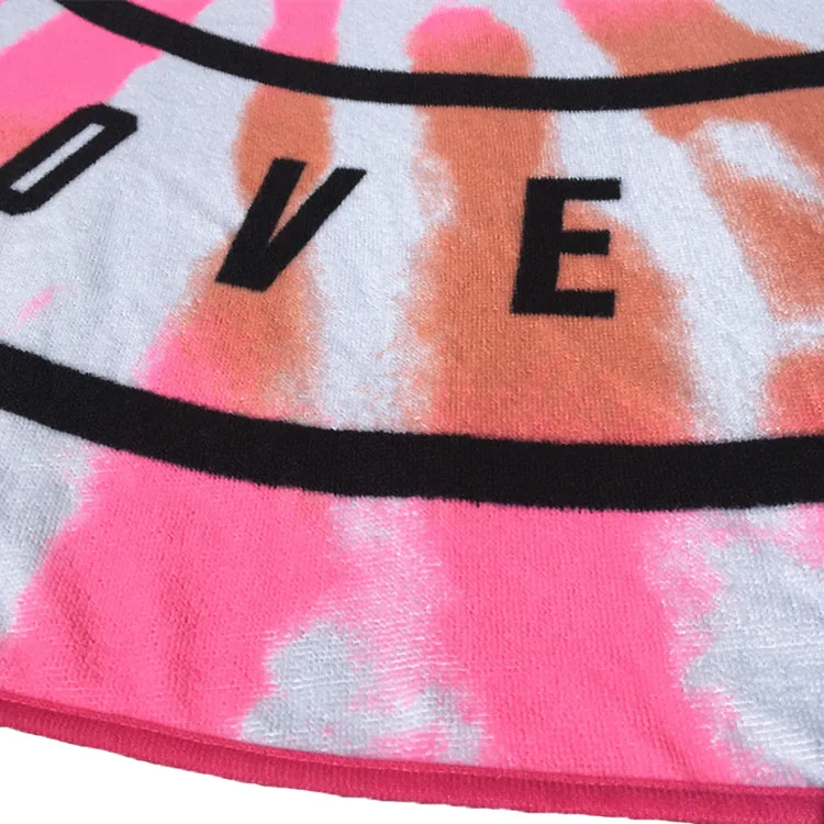 160cm vs pink beach towel microfiber towel for adults bathroom sport travel Can't afford static electricity round beach towel