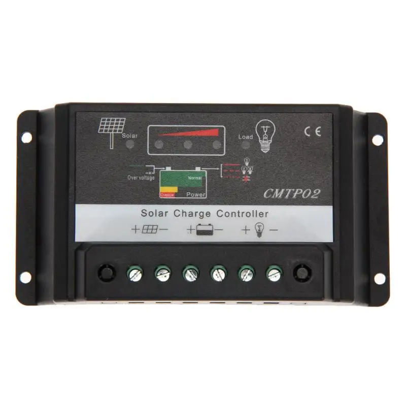 

5A/15A/20A MPPT Panel Battery Regulator PWM Solar Power Charging Controller LED Screen with 12V/24V Auto Regulator Timer FREE