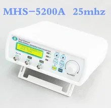 MHS-5200A Цифровой двухканальный Генератор Сигналов dds генератор сигналов Произвольной формы USB TTL PC Программное Обеспечение для меандр Треугольная волна
