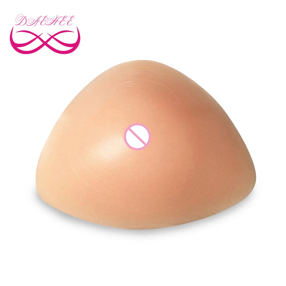 

Lovely Spring Day Triangle Shape 800g/Pair Silicone Breast Form Fake Boob Prosthesis Tits For Mastectomy Breast Cancer
