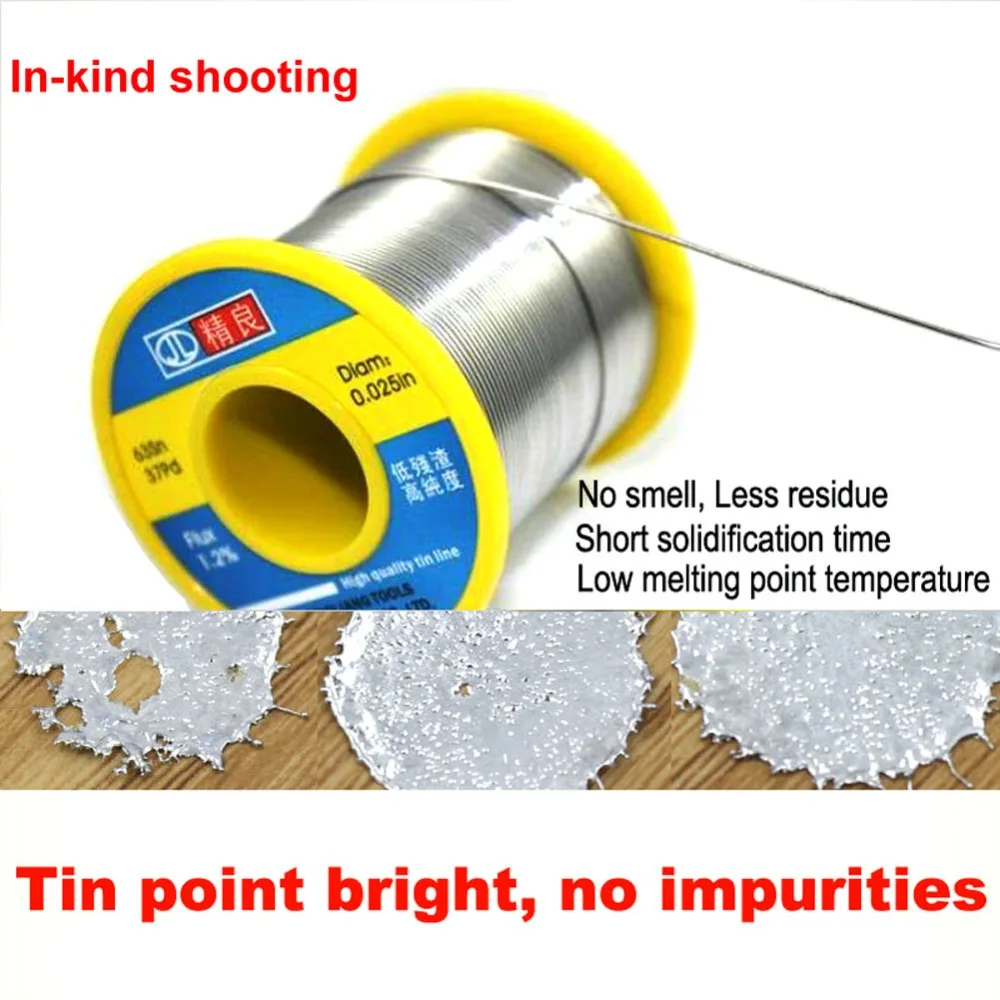 Припой сварочная проволока Sn63 Pb37 1.2% поток с низкой температурой плавления Температура non-галоида неагрессивных Non-всплеск без запаха для пайки
