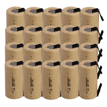 

20 pcs SUBC battery SC batteries replacement for power tools 1.2v nicd 1300mah RUSSIA FRANCE SPAIN UK US GERMANY fast ship