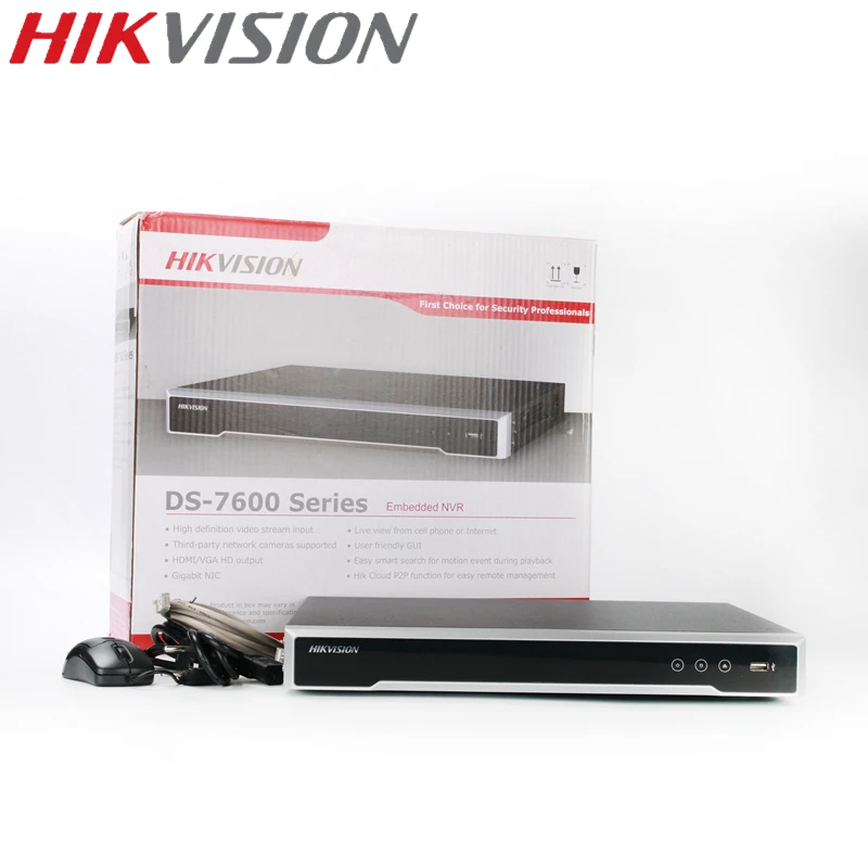 HIKVISION Встроенный 4K NVR DS-7608NI-K2 международная версия для 8 Ch 8MP ip-камер Поддержка ONVIF Hik-подключение
