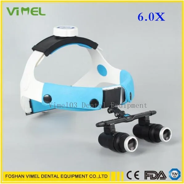 

2019 New Arrival 6.0X Headband Binocular Medical Surgical Dental Loupes Magnifying Glasses