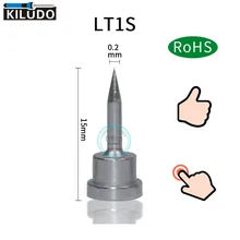 KILUDO 5 шт. паяльная станция наконечник утюга LT1S 0,2 мм подходит для Weller WSD81 WP80 FE 75 WS81 WSP80