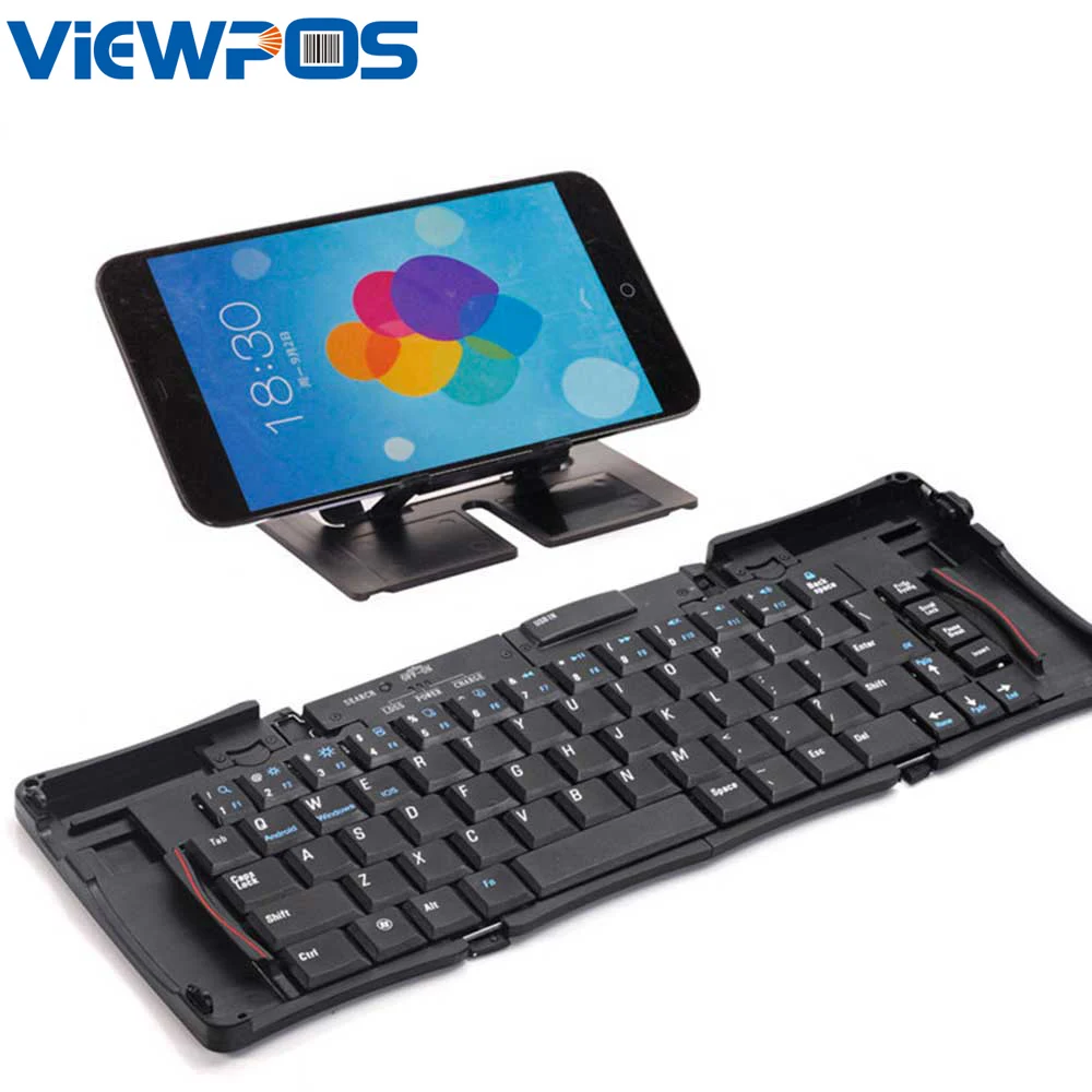

Wireless Bluetooth 3.0 Foldable Keyboard Universal for iPhone 6 7/iPad Pro/MacBook Mobile Phone Tablet PC