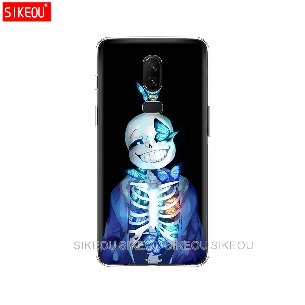 Силиконовый чехол для Oneplus one plus 6 5T 5 3 A3000 A5000 Undertale Sans|Бамперы| |