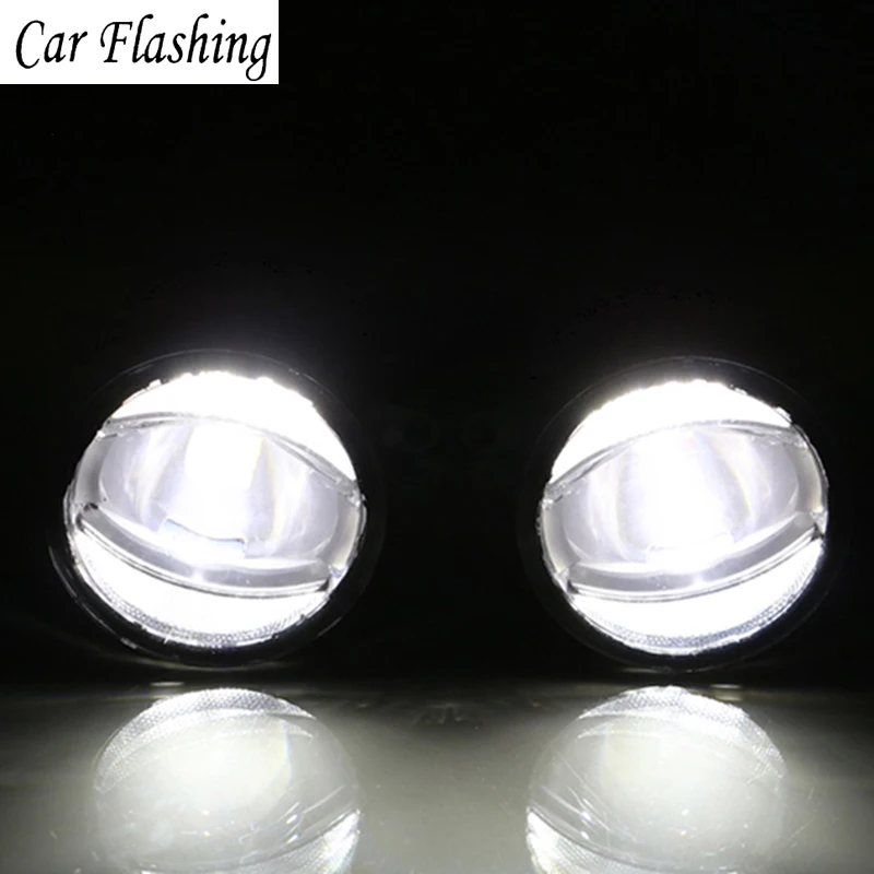 Car Flashing Led Fog Lamp with LED DRL Daytime Running Light For Suzuki