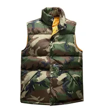 MORUANCLE, мужские теплые жилеты, модный Камуфляжный жилет для мужчин, хлопковая подкладка, без рукавов, куртки и пальто, размер S-XXXL