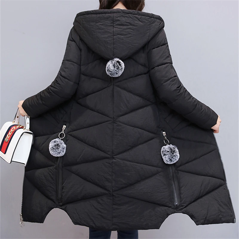 2018 Parka Black Femme brown Belle Longue Dames Nouvelle Taille Fourrure Chaud Fermeture Femmes grey red Hiver Grande L'ukraine Manteau Mode Outwear wine green Éclair Coton Veste ERwfzqC
