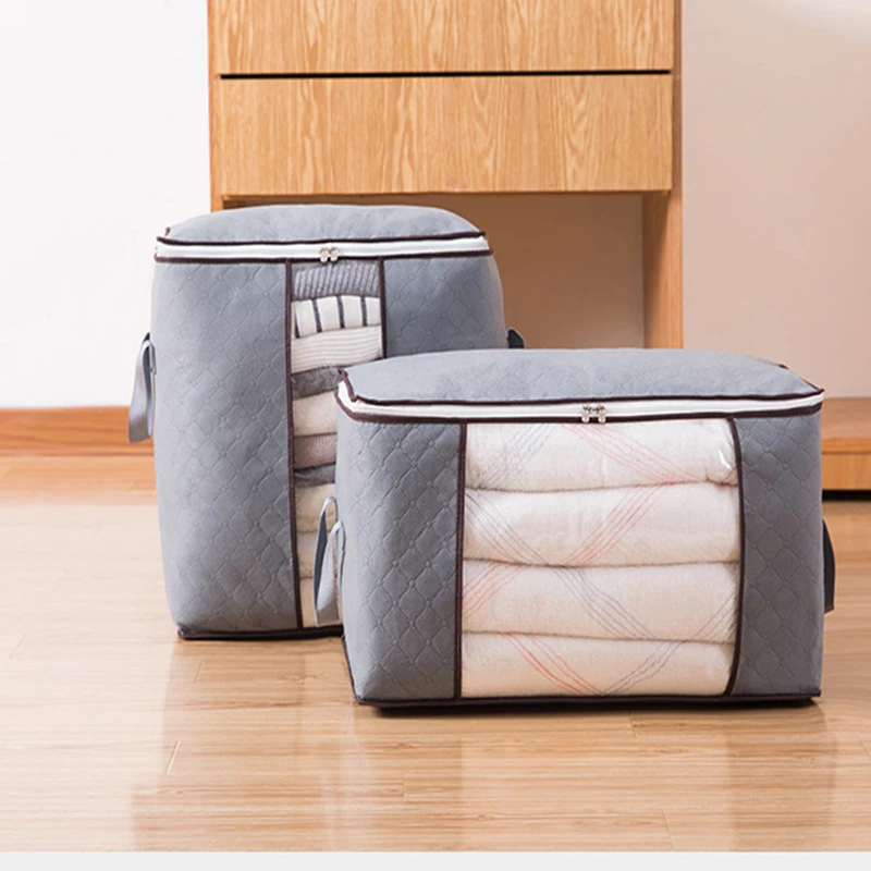3 шт., органайзер для одежды, сумка для одежды, одеяло, коробка для шкафа, сумка для дома, складная, для хранения, для мытья, влагостойкая