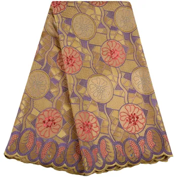 

2019 Latest Swiss Voile Lace Fabric High Quality Beads Swiss Voile Lace In Switzerland African Lace Fabric For Wedding 1536