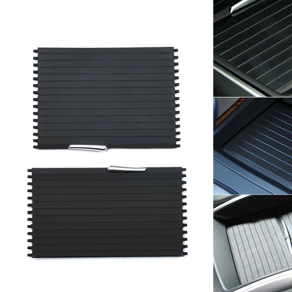 

1 Pair High Quality Center Console Roller Blind Rear Front Cover Assembly For BMW X5 X6 E70 E71 2007-2014