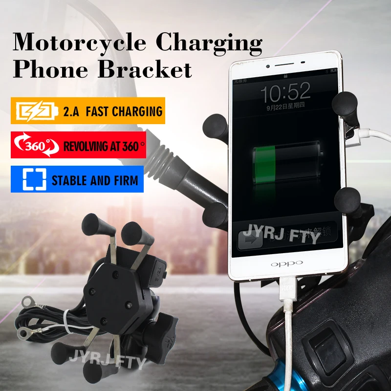 Motorcycle Phone Stand CD 3017 Motorbike X Grip Phone Holder Mount