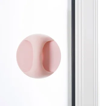 

Door Window Handle Round Self-Stick Convenient Helper for Kitchen Cabinet Drawer H99F