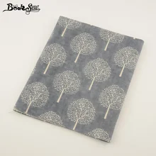 Booksew Textile Dark Grey Cotton Linen Fabric Sewing Dandelion Style Material Tissu Tablecloth Pillow Bag Curtain Cushion Zakka