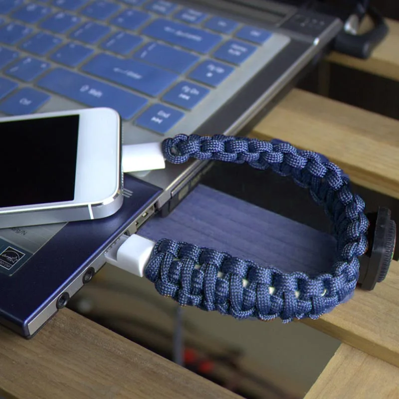 USB кабель браслет для зарядки и синхронизации данных шнур Samsung Galaxy S5 S6 Edge J5 A3 Xiaomi