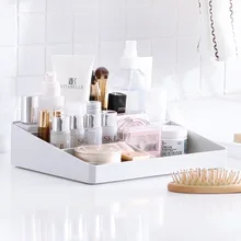 Plastic Cosmetics Skin Care Products Makeup Brush Lipstick Nail Polish Storage Box Dressing Table Table Top