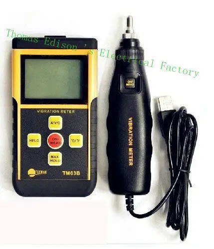 

TECMAN genuine TM63B Speed/Acceleration/Displacement Integrated Digital vibration meter rideograph vibration measurer