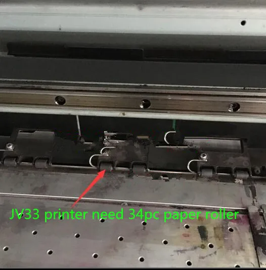 JV33 резиновая Бумага ролик для Epson печатающая головка dx5 прижимной ролик Принтер эко растворитель для Mimaki JV5 JV22 JV3 JV4 TS3 TS5 принтера