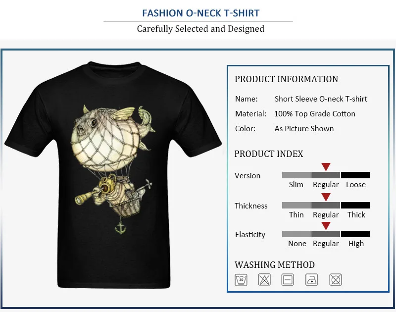 Design T-Shirt Oversized Crewneck blowfish Cotton Men Tops & Tees Custom Short Sleeve Tee Shirts Top Quality blowfish