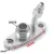 Алюминиевый Turbo Oil & Water Flange Kit Feed 4AN / Return 10AN для TOYOTA CT9 CT12 CT20 CT26