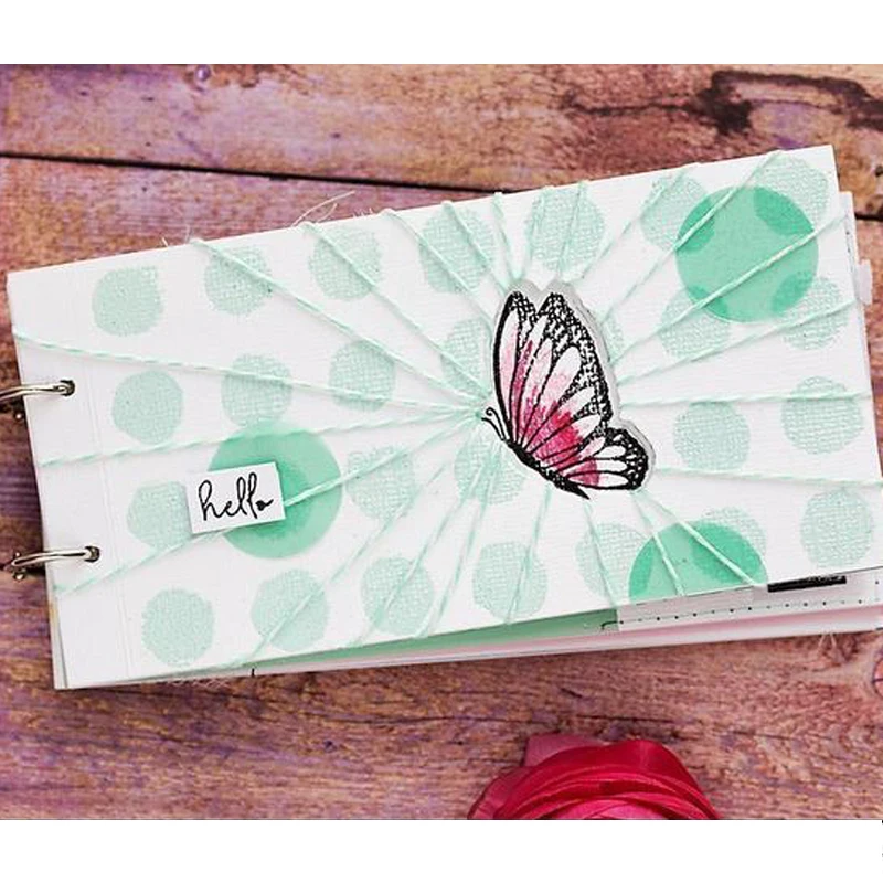 

Dream Big Butterfly Transparent Clear Silicone Stamp/Seal for DIY ScrapbookingPhoto Album Decorative Card Making Stamps 2X3inch