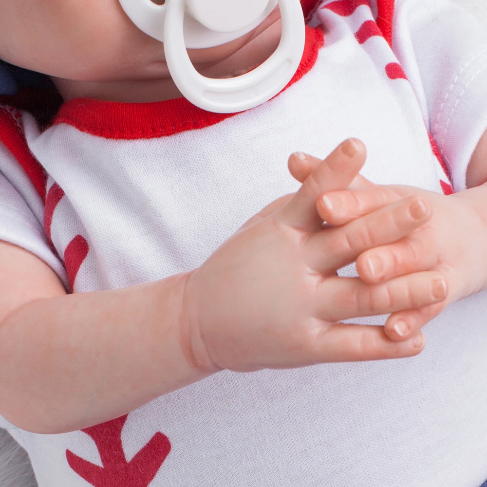 53 см мягкий бутик силиконовые Reborn Baby Doll Игрушки для мальчиков для новорожденных подарок для детей на ночь игрушка для раннего развития