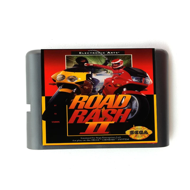 Карта памяти Road Rush II 2 16 бит MD для sega Mega Drive 2 для sega Genesis Megadrive