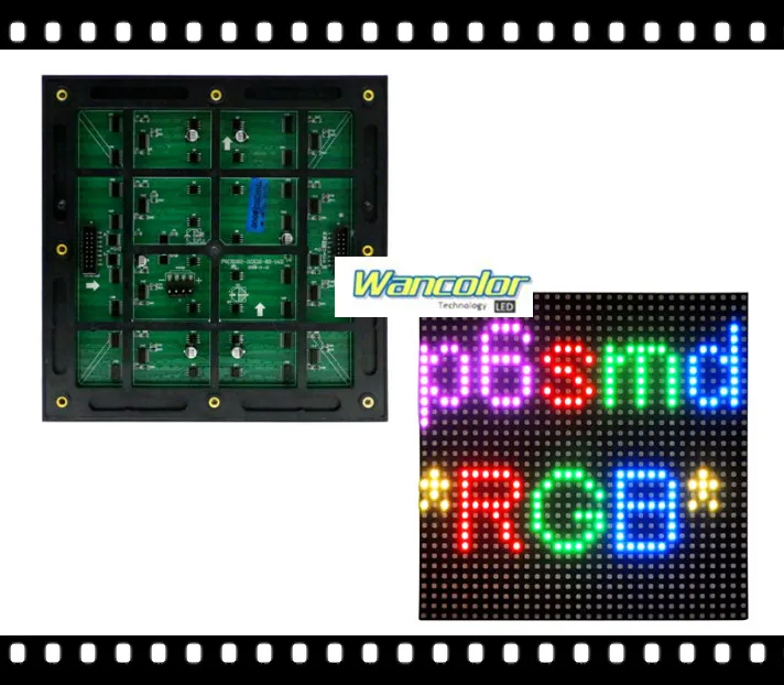 

(192*192mm) 32*32 pixels 1/8 scan HD clear waterproof P6 outdoor SMD3535 Full Color Led display Module