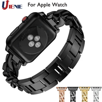 

Stainless Steel Watchband for Apple Watch 38mm 42mm 40mm 44mm Replacement Strap Wristband for iwatch Series 4 3 2 1 Watch Band