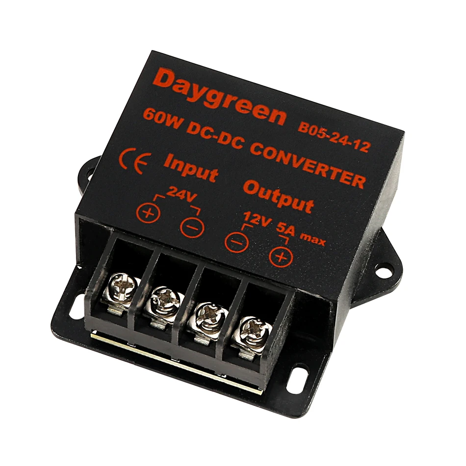 

New 24V to 12V 5A DC DC Converter Regulator Car Step Down Reducer Daygreen CE Certificated 24V to 12V 10AMP