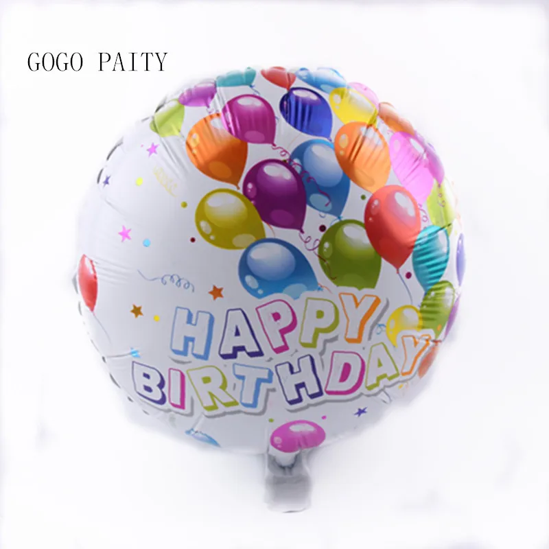 

GOGO PAITY 18 inches birthday ball, birthday party layout hot money, using high-quality aluminum film material