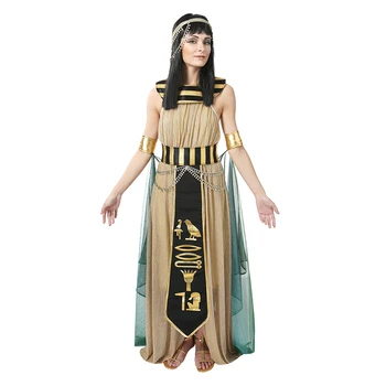

Amazing Sexy Egyptian Queen Cleopatra Costume Women Carnival Performance Party Fancy Dress Halloween Fancy Dress Outfit