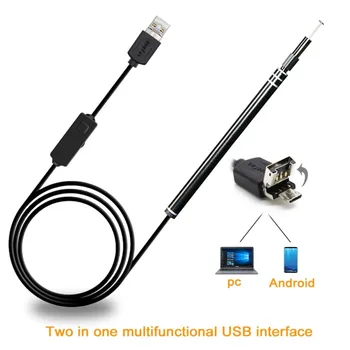 

2-in-1 HD Visual Ear Spoon USB Ear Cleaning Endoscope Multifunctional Earpick With Mini Camera Ear Care Health Care Tool Kits