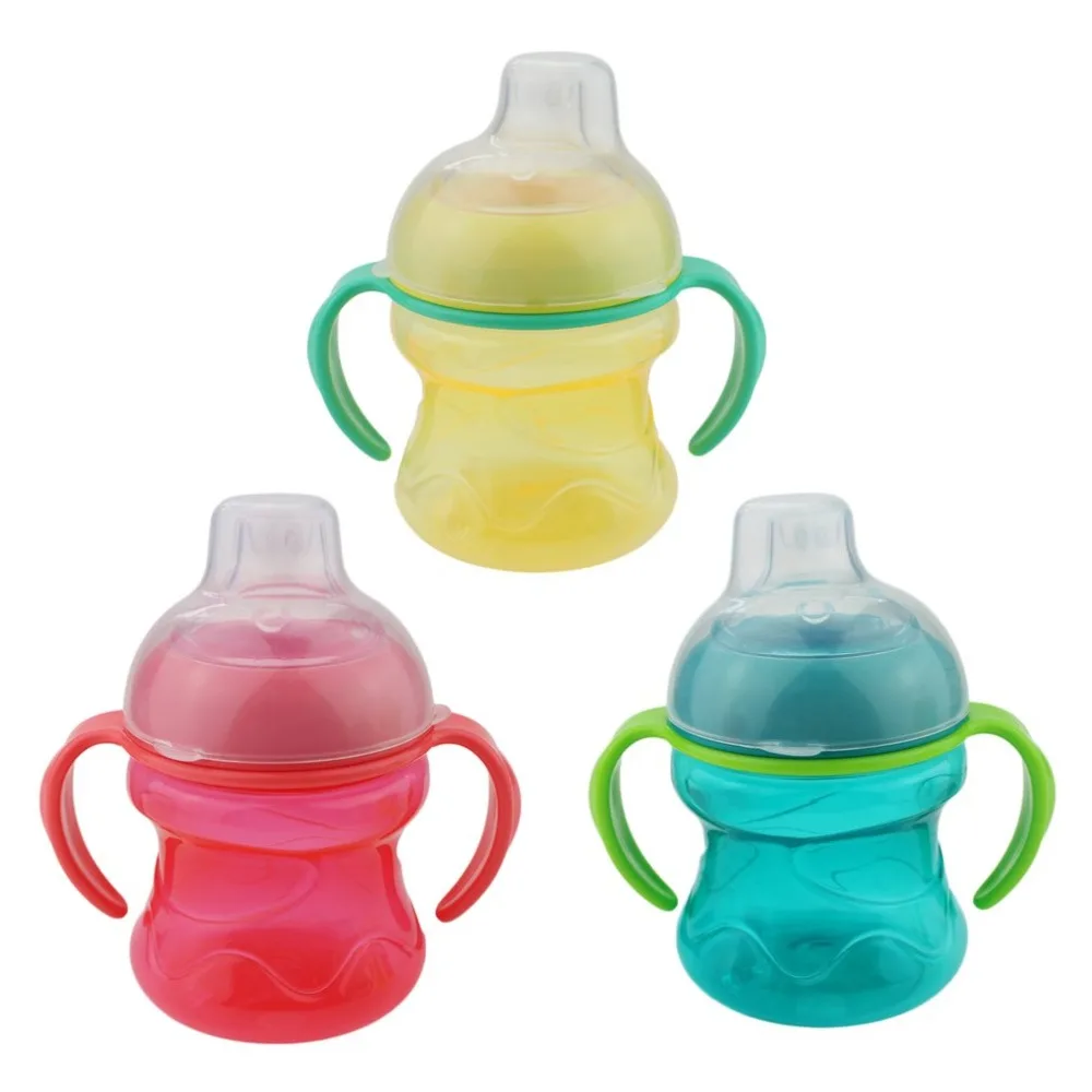 Герметичная безопасная бутылка Sippy утиный нос с мягким горлышком для детей и