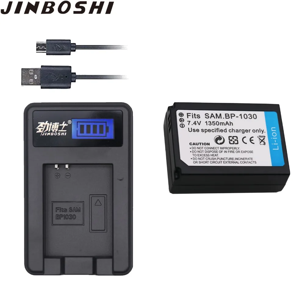 

1pack BP 1030 BP-1030 BP1030 Rechargeable Battery+LCD1 Charger for Samsung NX2000 NX-300M NX200 NX210 NX300 NX1000 NX1100