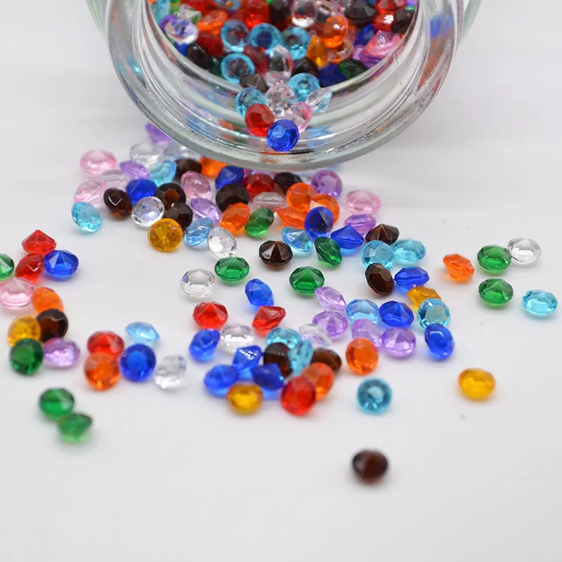 

1000pcs 20 grams Colorful Resin Crystal Rhinestone Non Hotfix Glitter Acrylic Nail Art Decoration DIY Beauty Craft Accessories