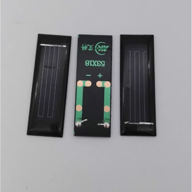 Sunyima10 шт мини солнечная панель Новинка 0,5 В 100мА солнечные элементы фотоэлектрическая панель s модуль Солнечная батарея зарядное устройство DIY 53*18*2,5 мм